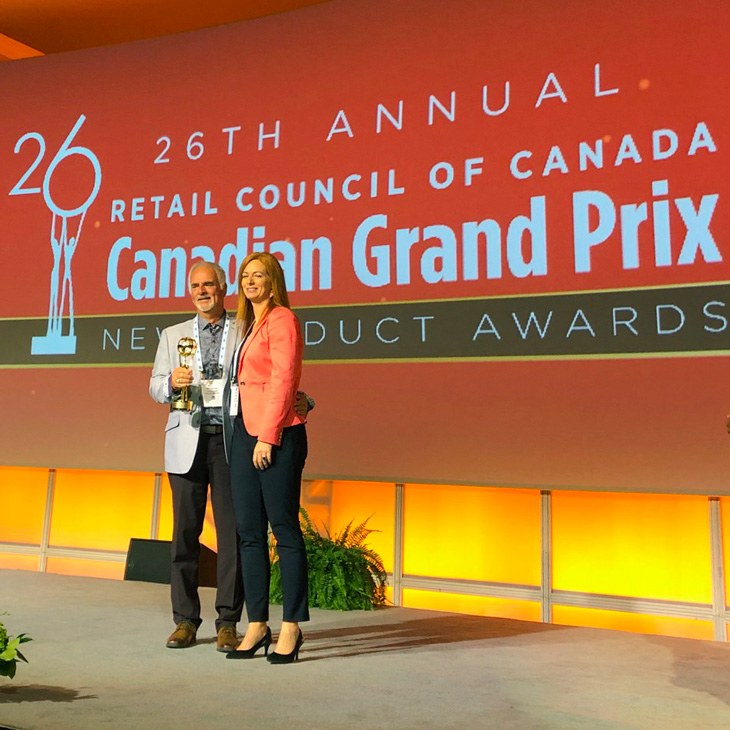 We won (once again) a Canadian Grand Prix New Product Awards™